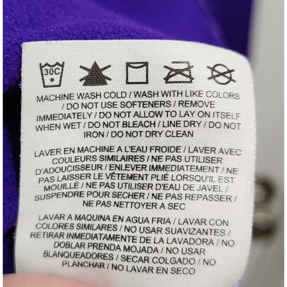 Nike Pro Women's Dri Fit Long Sleeve Fitted Half Zip Pullover Top Purple Size M - Picture 11 of 13